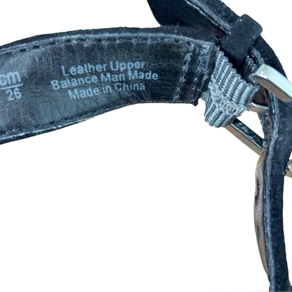 Franco Sarto Monaco2 Womens Dress Sandal Sz 9 Slingback Laser Cut Black Leather - Picture 7 of 14